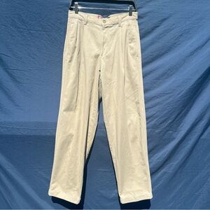 100% Cotton Chaps Ralph Lauren Men’s 30x32 Tan/Beige Chino Pants natural fibers